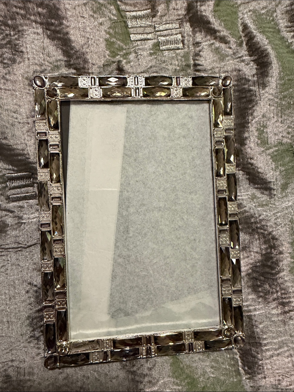 Sheffield Home Silver Crystal-Trim Picture Frame